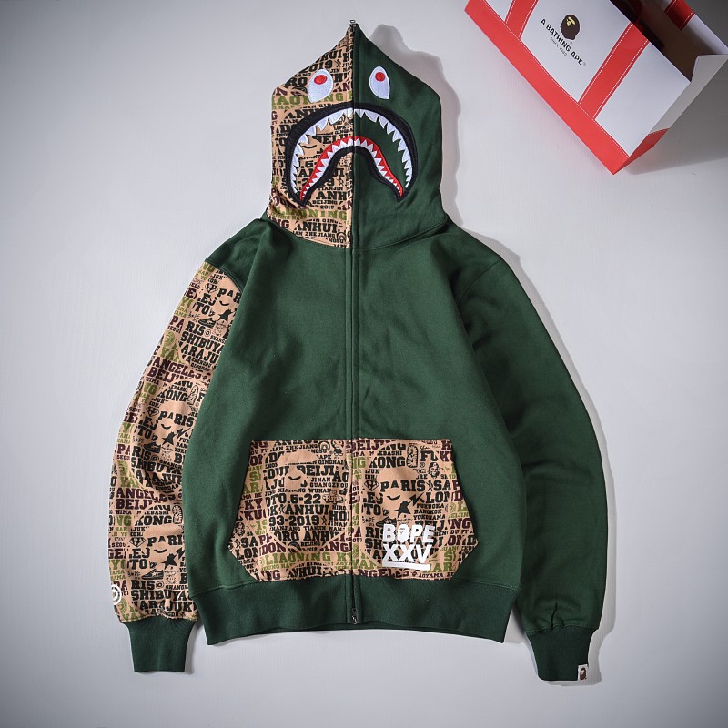 Bape Hoodie Green S-2XL XX209